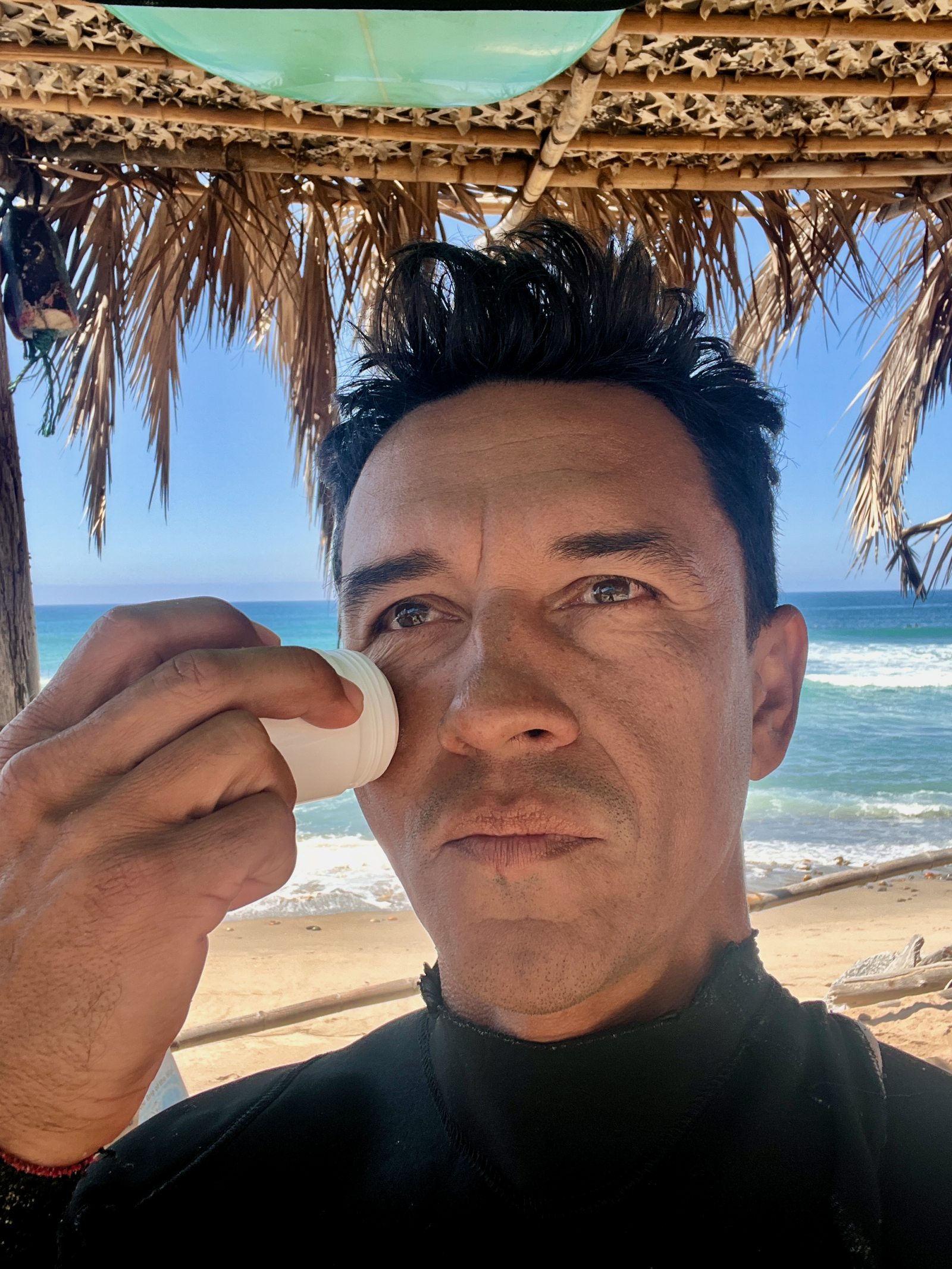 Founder Photo using early version of barrel balm.